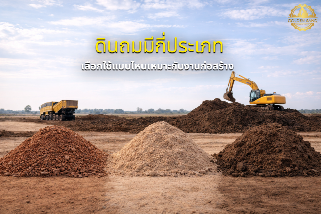 ดินถมมีกี่ประเภท เลือกใช้แบบไหนเหมาะกับงานก่อสร้าง (1)