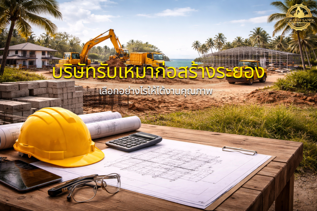 บริษัทรับเหมาก่อสร้างระยอง เลือกอย่างไรให้ได้งานคุณภาพ พร้อมแนะนำผู้รับเหมาที่น่าเชื่อถือในพื้นที่ระยอง ครบจบที่เดียว