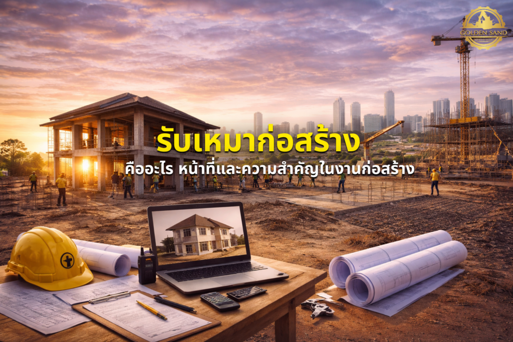 ผู้รับเหมาก่อสร้าง คืออะไร หน้าที่และความสำคัญในงานก่อสร้าง