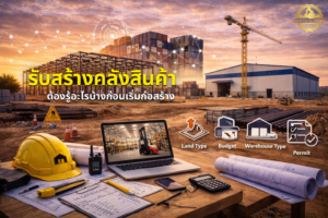 รับสร้างคลังสินค้า ต้องรู้อะไรบ้างก่อนเริ่มก่อสร้าง