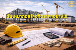 รับเหมาก่อสร้างคิดราคาอย่างไร เข้าใจง่ายในบทความเดียว