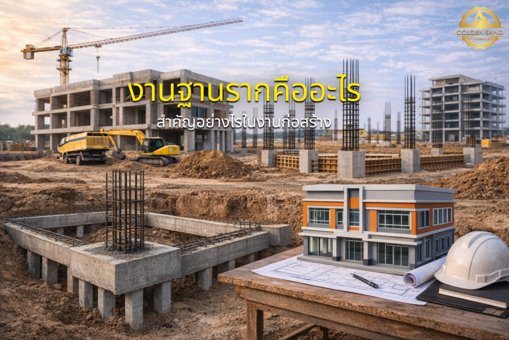 งานฐานรากคืออะไร สำคัญอย่างไรในงานก่อสร้าง