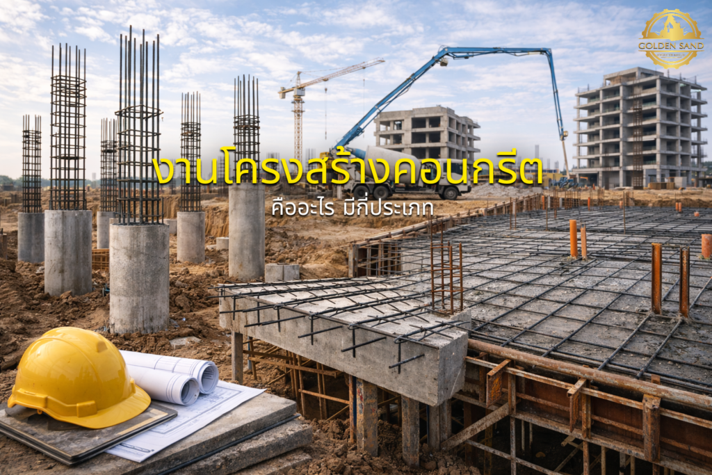 งานโครงสร้างคอนกรีต คืออะไร มีกี่ประเภท