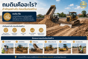 ถมดินคืออะไร สำคัญอย่างไร ก่อนเริ่มก่อสร้าง (1)