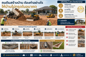 ถมดินสร้างบ้าน ต้องทำอย่างไร ให้บ้านไม่ทรุดในอนาคต (1)