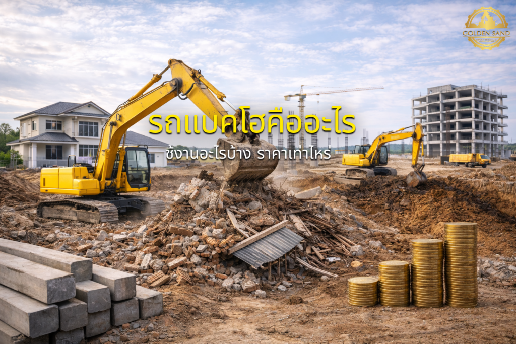 รถแบคโฮคืออะไร