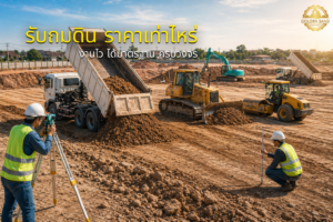 รับถมดิน ราคาเท่าไหร่ งานไว ได้มาตรฐาน ครบวงจร (1)