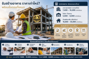 รับสร้างอาคาร ราคาเท่าไหร่ พร้อมขั้นตอนทั้งหมด (1)