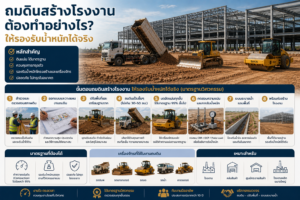 ถมดินสร้างโรงงาน ต้องทำอย่างไร ให้รองรับน้ำหนักได้จริง